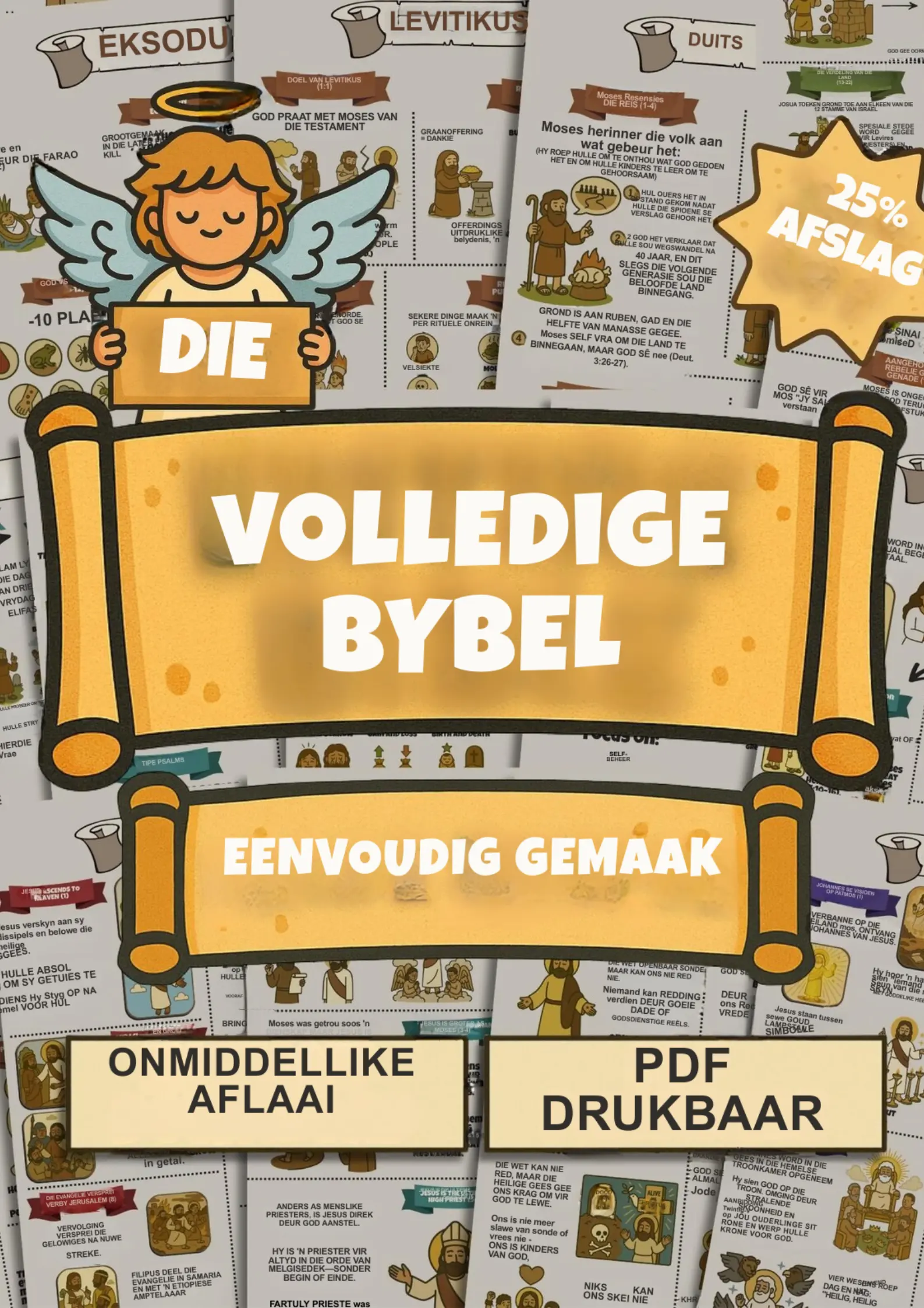 Die Bybel Visuele Bloudruk